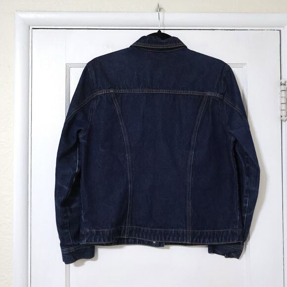 Vintage Style & Co Dark Denim Jacket S Western Cowboy 90s Y2K - Picture 7 of 7